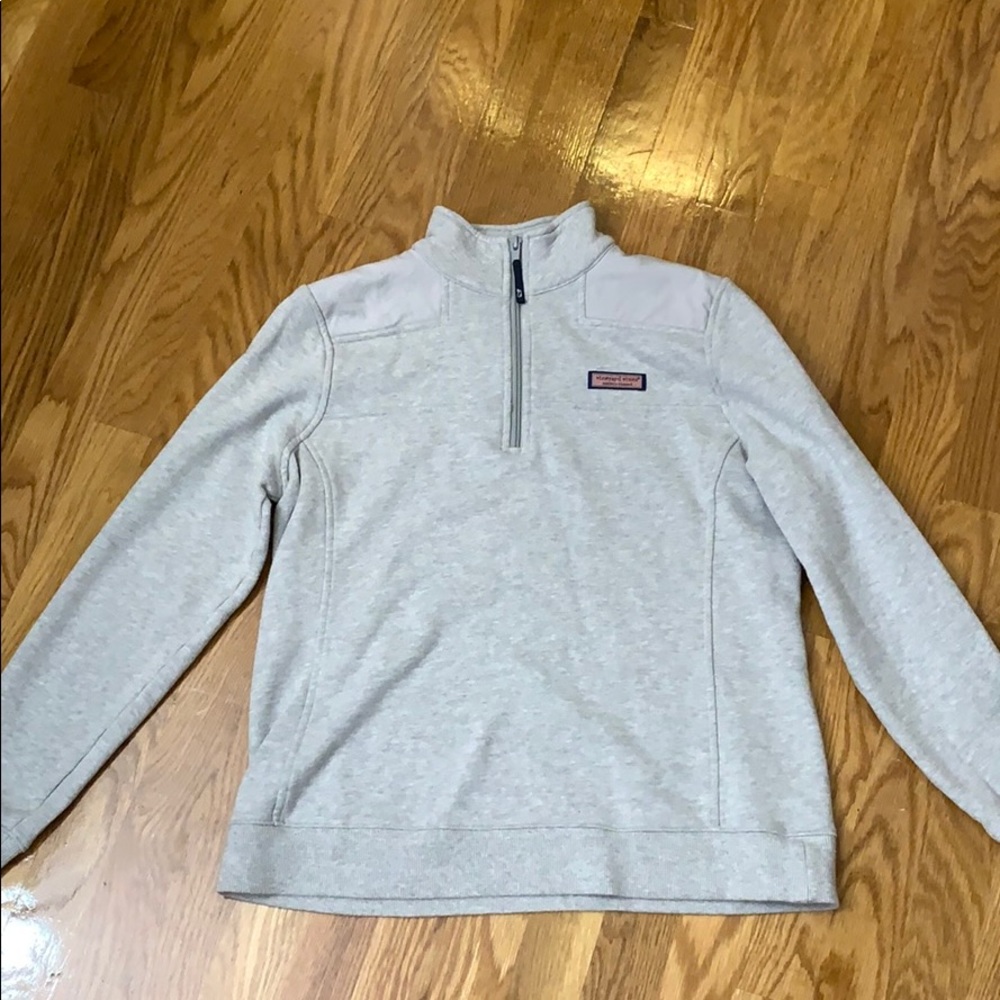 Gray classic shep shirt quarter zip worn 3 times